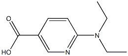 6-(diethylamino)nicotinic acid,,结构式