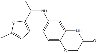  6-{[1-(5-methylfuran-2-yl)ethyl]amino}-3,4-dihydro-2H-1,4-benzoxazin-3-one