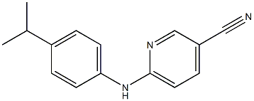 6-{[4-(propan-2-yl)phenyl]amino}pyridine-3-carbonitrile