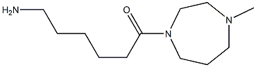 6-amino-1-(4-methyl-1,4-diazepan-1-yl)hexan-1-one,,结构式