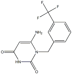 6-amino-1-{[3-(trifluoromethyl)phenyl]methyl}-1,2,3,4-tetrahydropyrimidine-2,4-dione