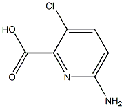6-amino-3-chloropyridine-2-carboxylic acid Struktur