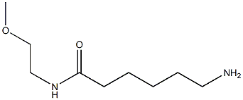 6-amino-N-(2-methoxyethyl)hexanamide Structure