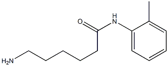 6-amino-N-(2-methylphenyl)hexanamide Structure