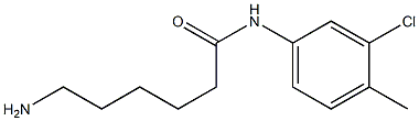 6-amino-N-(3-chloro-4-methylphenyl)hexanamide 结构式