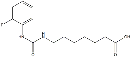 7-({[(2-fluorophenyl)amino]carbonyl}amino)heptanoic acid