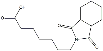 7-(1,3-dioxooctahydro-2H-isoindol-2-yl)heptanoic acid,,结构式