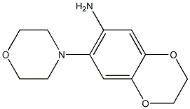 7-(morpholin-4-yl)-2,3-dihydro-1,4-benzodioxin-6-amine Structure