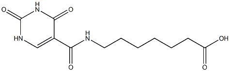 7-[(2,4-dioxo-1,2,3,4-tetrahydropyrimidin-5-yl)formamido]heptanoic acid