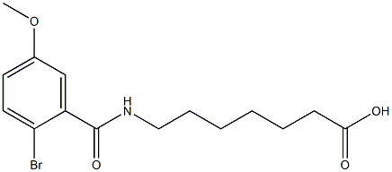 7-[(2-bromo-5-methoxyphenyl)formamido]heptanoic acid