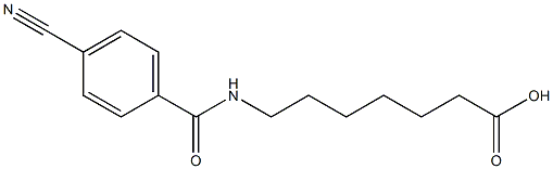 7-[(4-cyanobenzoyl)amino]heptanoic acid|