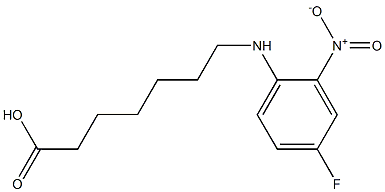 7-[(4-fluoro-2-nitrophenyl)amino]heptanoic acid