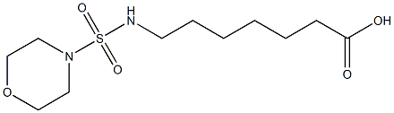 7-[(morpholine-4-sulfonyl)amino]heptanoic acid