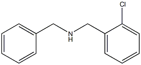 benzyl[(2-chlorophenyl)methyl]amine Struktur
