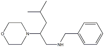benzyl[4-methyl-2-(morpholin-4-yl)pentyl]amine Structure