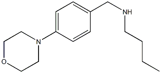 butyl({[4-(morpholin-4-yl)phenyl]methyl})amine,,结构式