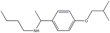  butyl({1-[4-(2-methylpropoxy)phenyl]ethyl})amine