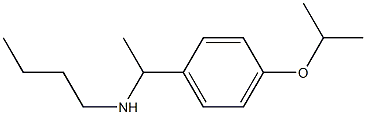 butyl({1-[4-(propan-2-yloxy)phenyl]ethyl})amine 化学構造式