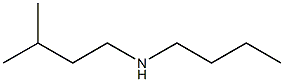 butyl(3-methylbutyl)amine,,结构式