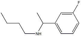 butyl[1-(3-fluorophenyl)ethyl]amine Struktur
