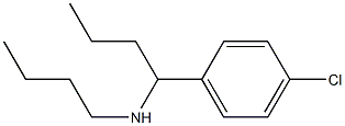 butyl[1-(4-chlorophenyl)butyl]amine,,结构式