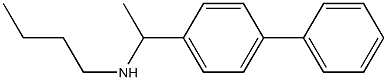 butyl[1-(4-phenylphenyl)ethyl]amine 结构式