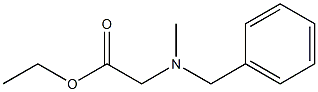 ethyl 2-[benzyl(methyl)amino]acetate,,结构式