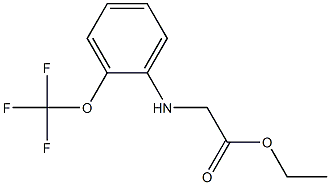  ethyl 2-{[2-(trifluoromethoxy)phenyl]amino}acetate