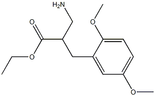 ethyl 3-amino-2-[(2,5-dimethoxyphenyl)methyl]propanoate Structure