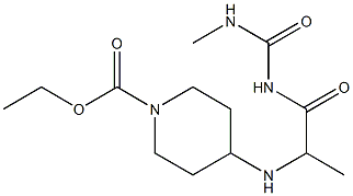 ethyl 4-({1-[(methylcarbamoyl)amino]-1-oxopropan-2-yl}amino)piperidine-1-carboxylate