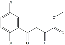 ethyl 4-(2,5-dichlorophenyl)-2,4-dioxobutanoate 化学構造式