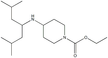 ethyl 4-[(2,6-dimethylheptan-4-yl)amino]piperidine-1-carboxylate Structure