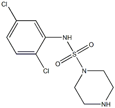 N-(2,5-dichlorophenyl)piperazine-1-sulfonamide 结构式