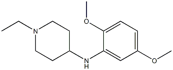 N-(2,5-dimethoxyphenyl)-1-ethylpiperidin-4-amine Structure