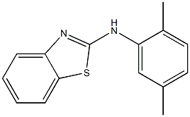 N-(2,5-dimethylphenyl)-1,3-benzothiazol-2-amine,,结构式