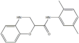 N-(2,5-dimethylphenyl)-3,4-dihydro-2H-1,4-benzoxazine-2-carboxamide Structure