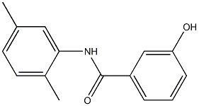 N-(2,5-dimethylphenyl)-3-hydroxybenzamide Structure