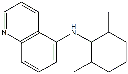 N-(2,6-dimethylcyclohexyl)quinolin-5-amine Struktur