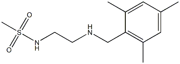 N-(2-{[(2,4,6-trimethylphenyl)methyl]amino}ethyl)methanesulfonamide,,结构式