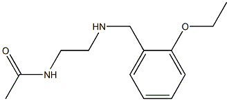 N-(2-{[(2-ethoxyphenyl)methyl]amino}ethyl)acetamide Structure