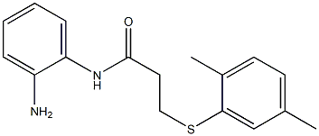 N-(2-aminophenyl)-3-[(2,5-dimethylphenyl)sulfanyl]propanamide