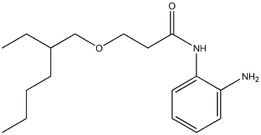 N-(2-aminophenyl)-3-[(2-ethylhexyl)oxy]propanamide Structure