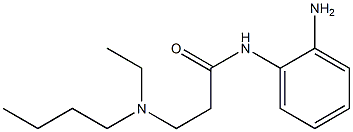 N-(2-aminophenyl)-3-[butyl(ethyl)amino]propanamide Struktur