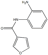 N-(2-aminophenyl)-3-furamide 结构式