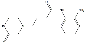 N-(2-aminophenyl)-4-(3-oxopiperazin-1-yl)butanamide Structure