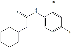 N-(2-bromo-4-fluorophenyl)-2-cyclohexylacetamide