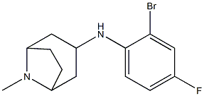 N-(2-bromo-4-fluorophenyl)-8-methyl-8-azabicyclo[3.2.1]octan-3-amine Structure