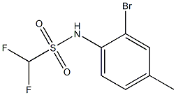 N-(2-bromo-4-methylphenyl)difluoromethanesulfonamide Structure