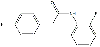 N-(2-bromophenyl)-2-(4-fluorophenyl)acetamide Structure