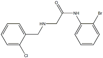 N-(2-bromophenyl)-2-{[(2-chlorophenyl)methyl]amino}acetamide